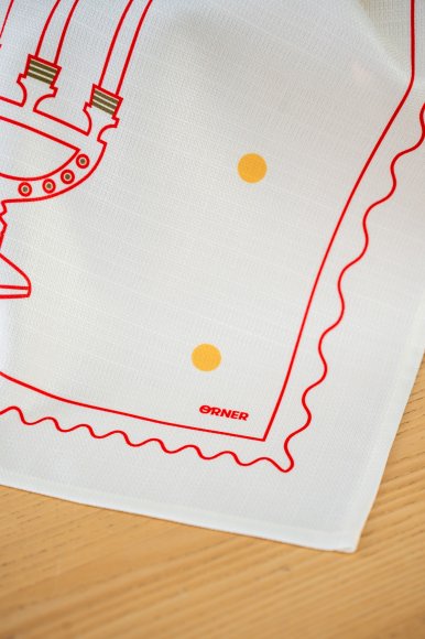 Полотенце «Пасхальные моменты» светло-красное 40х70: Фото