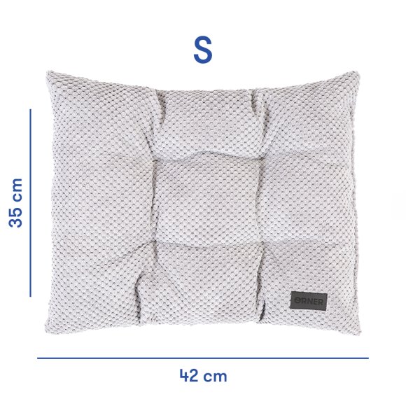 Bed for pets light gray S: Photo