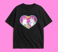 Oversized T-shirt ORNER x Maliunok "Tell me" black: Photo 2