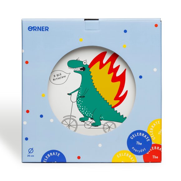 Тарілка та чашка «Рекс - Все встигаю»: Фото