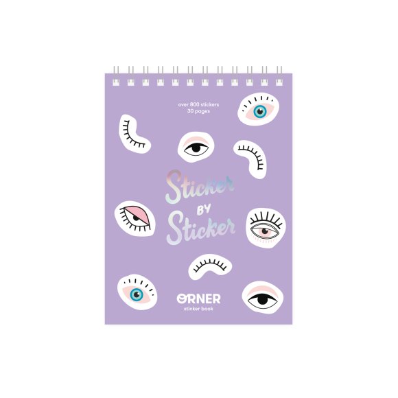 Sticker book фиолетовый: Фото