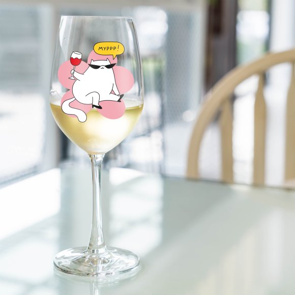 Бокал для вина ORNER х MALIUNOK «Муррр»: Фото