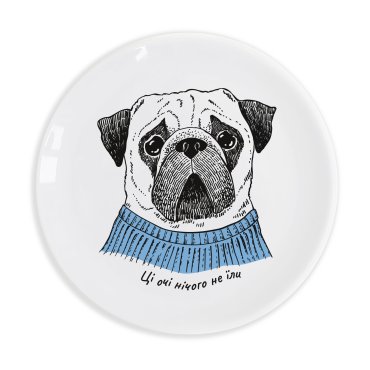 Pug Plate: photo - ORNER
