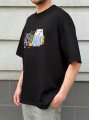 Oversized T-shirt ORNER x Maliunok “Buzzkill” black: Photo 5