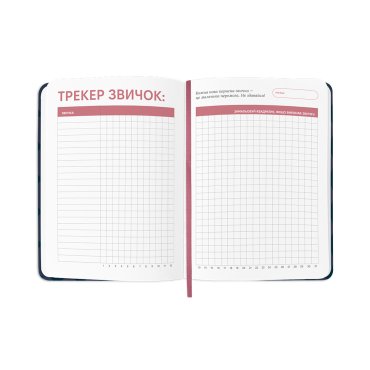 Планер-дневник «I HAVE A DAILY PLAN» тёмно-синий: Фото - ORNER