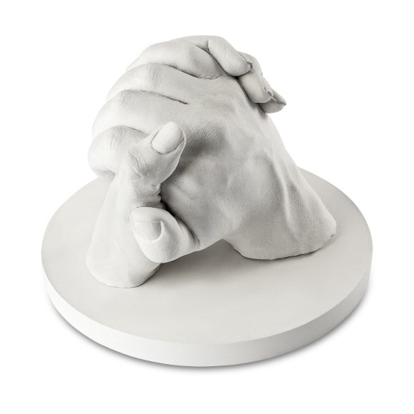 Set for creating a 3D model of hands "For two" in gift packaging: Photo