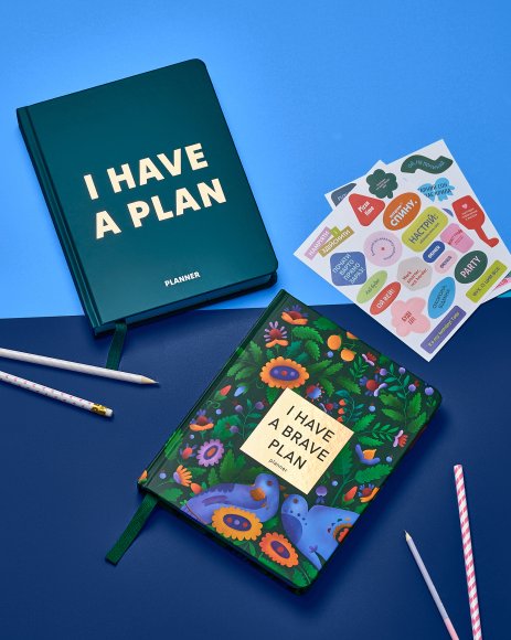 Planner I HAVE A PLAN green: Photo