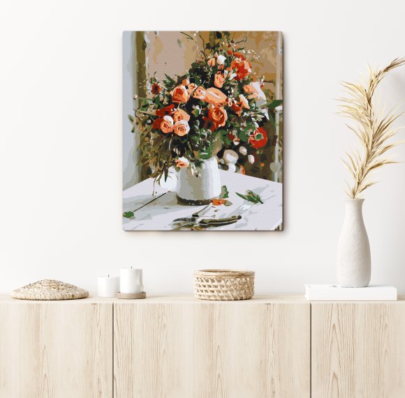 Painting by numbers At the florist's: Photo