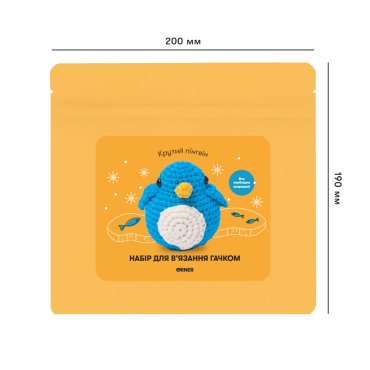 Набор для вязания крючком «Пингвин»: Фото - ORNER