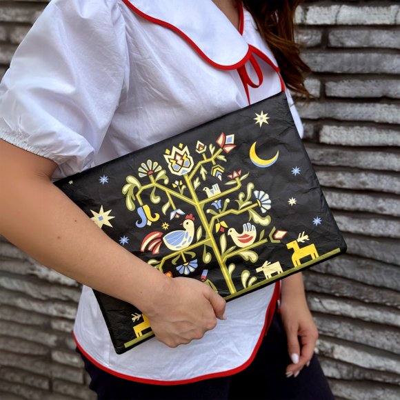 Чехол для ноутбука «Дерево жизни» черный: Фото