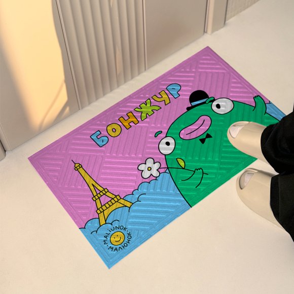 Door carpet ORNER x Maliunok "Bonjour": Photo