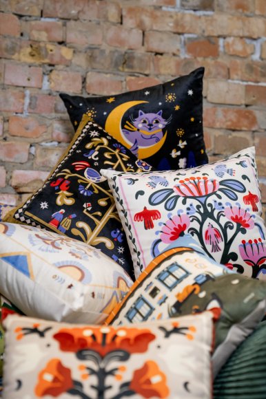 Подушка «Колыбельная» синяя: Фото