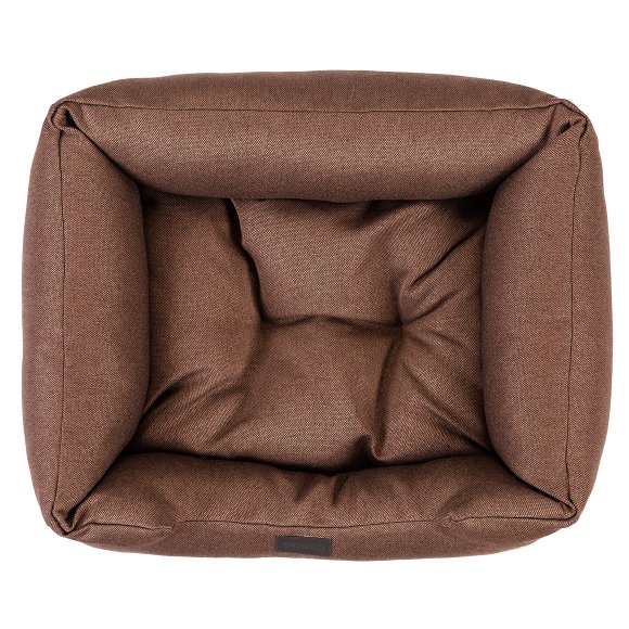 Classic bed for pets brown S: Photo