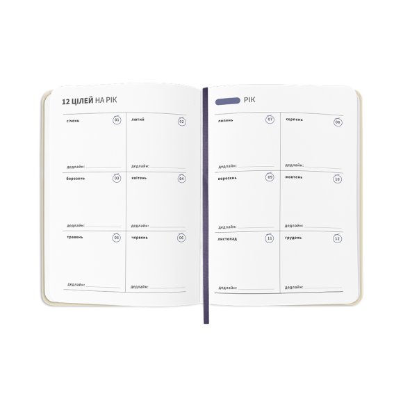 Планер-дневник «Мой продуктивный год» светлый: Фото