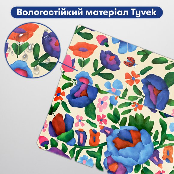 Чехол для ноутбука «Цветочный» красочный светлый: Фото