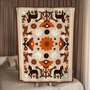 Плед «Гармония природы» светлый: фото - ORNER