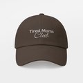 Кепка «Tired Moms Club» коричневая: Фото 6