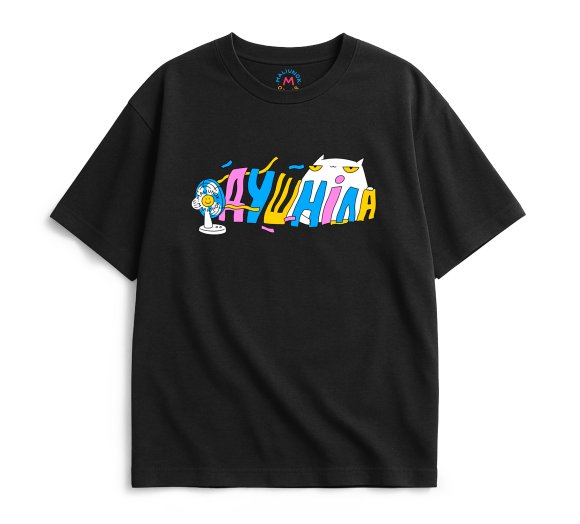 Oversized T-shirt ORNER x Maliunok “Buzzkill” black: Photo