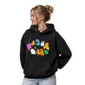 Oversized hoodie ORNER x MALIUNOK "Ukrainian ABC" black: Photo 2