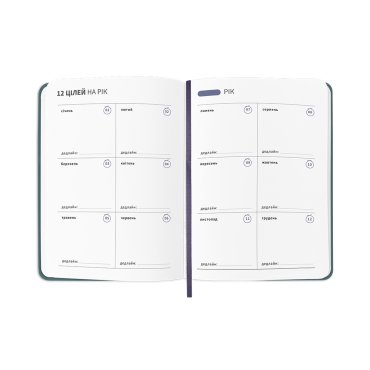 Планер-дневник «Мой продуктивный год» темно-зеленый: Фото - ORNER