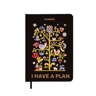 Мини-планер «I HAVE A PLAN mini» с орнаментом: фото - ORNER