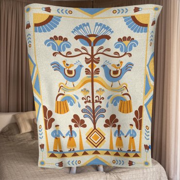 Blanket Family Tree light: photo - ORNER