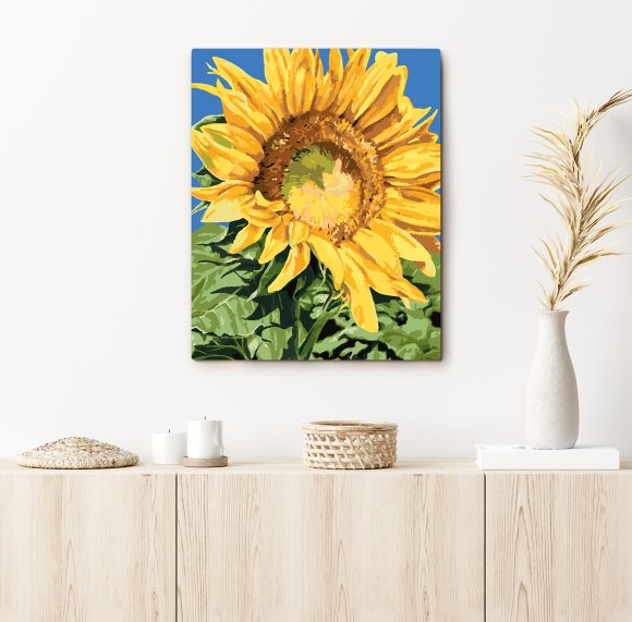 Картина по номерам ORNER x Osmolovska «Подсолнух»: Фото