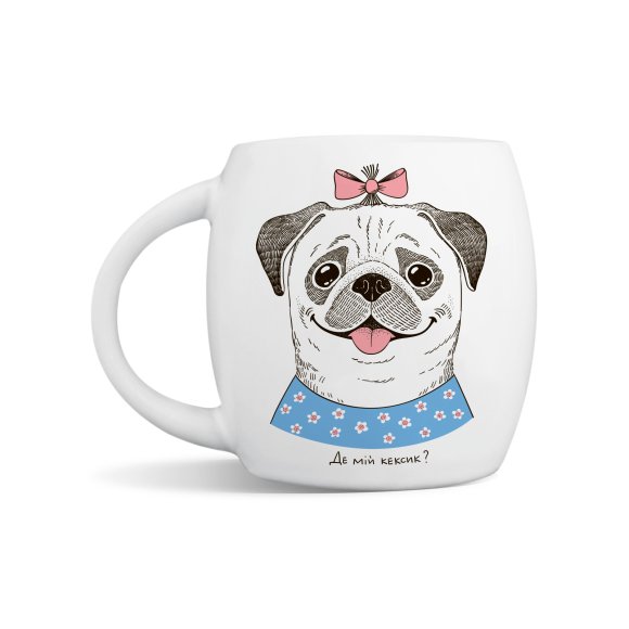Mug Lady Pug: Photo