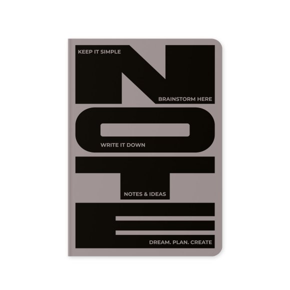 Блокнот в точку «Notes & Ideas» серый: Фото