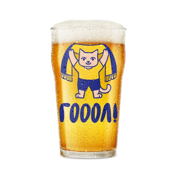 Beer glass "Goal" 550 ml: Photo