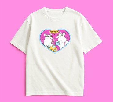Oversized T-shirt ORNER x Maliunok Tell me milky: photo 2 - ORNER