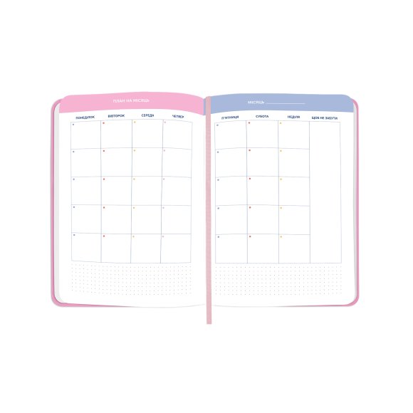 Mini Planner “I HAVE A PLAN mini” pink: Photo