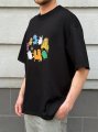 Oversized T-shirt ORNER x Maliunok “Ukrainian ABC” black: Photo 5
