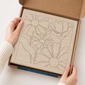 Punch needle kit "Blue Flowers": Photo 6