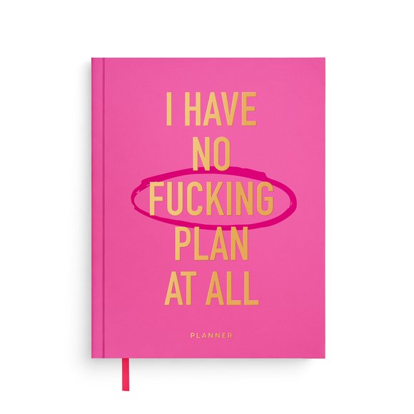 Planner "WITHOUT PLAN" pink: Photo