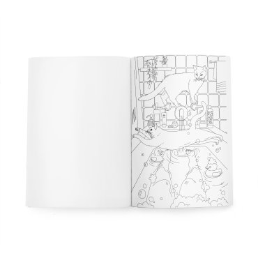 Розмальовка з котиками «Пригоди пухнастих бешкетників»: Фото - ORNER