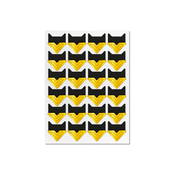 Набір золотих куточків з крафтового паперу на 12 фото: Фото