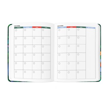 Planner I HAVE A BRAVE PLAN colorful dark: photo 2 - ORNER