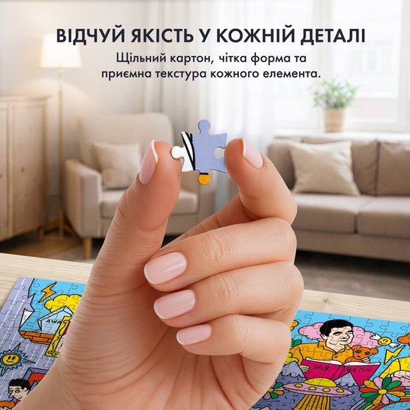 Puzzle ORNER Back to the 90's. Movies and TV-series 1000 elements: Photo