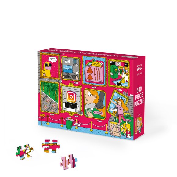 Jigsaw puzzle ORNER х MALIUNOK Maliunok's exhibition 500 elements: Photo