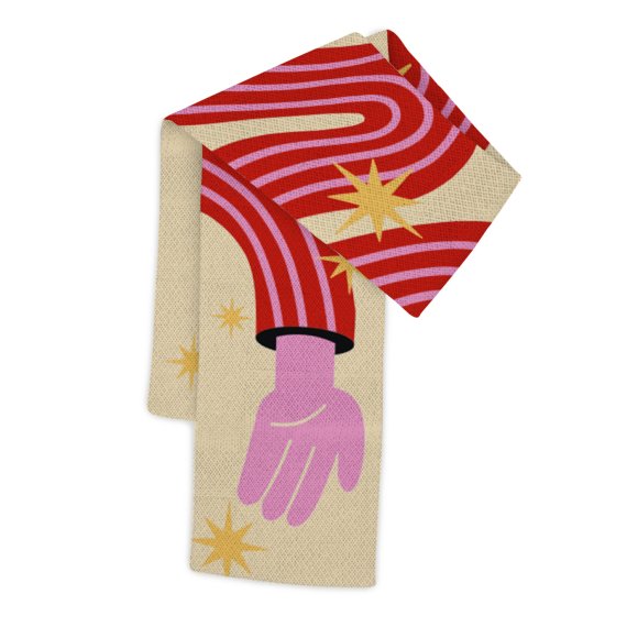 Scarf "Come, I'll hug you" light: Photo