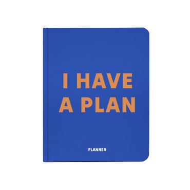 Планер «I HAVE A PLAN» синий: Фото - ORNER