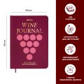 Винный дневник «Моя коллекция винных впечатлений» бордовый: Фото 2