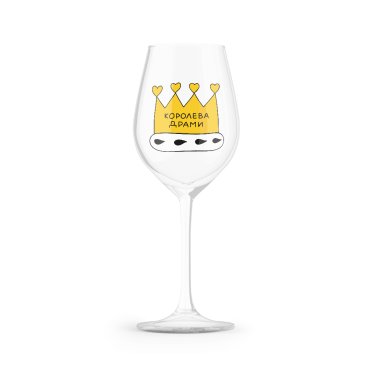 Wine glass ORNER x MALIUNOK Drama Queen: photo - ORNER