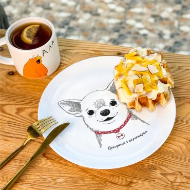 Тарелка «Чихуахуа-мальчик»: фото 2 - ORNER