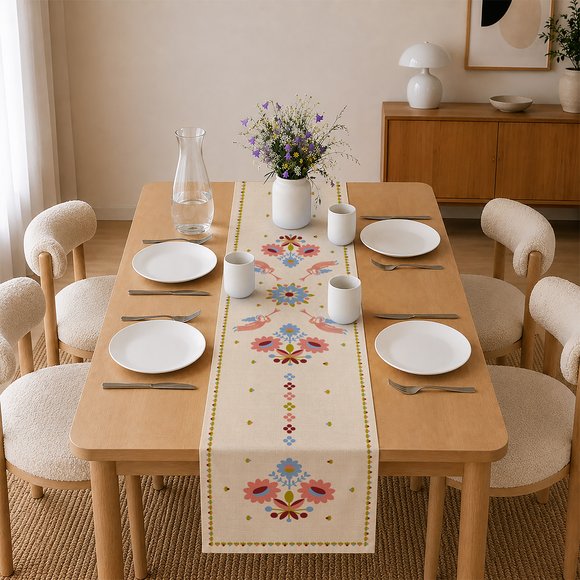 Runner "Festive" beige: Photo