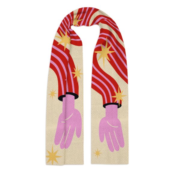 Scarf "Come, I'll hug you" light: Photo