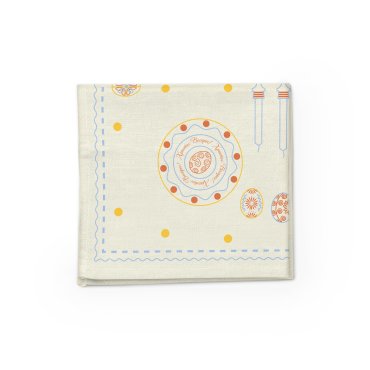 Скатерть «Пасхальные моменты» светло-голубая 130х170: Фото - ORNER