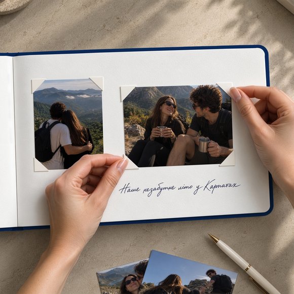 Фотоальбом A4 «Our love story» синий: Фото