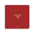 Photo album "Our love story" red: Photo